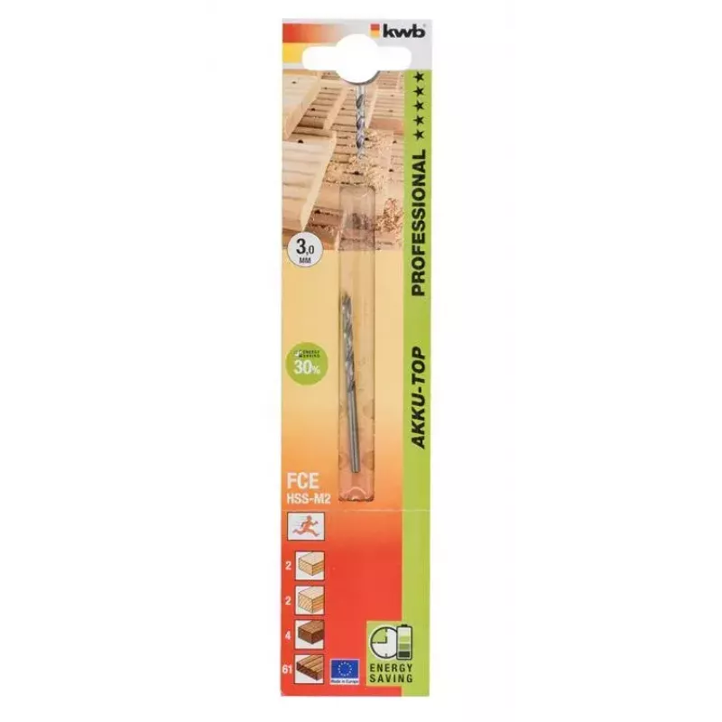Spur (brad point) drill bit KWB 511908