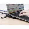 Manhattan USB-C dokk/jaotur kaardilugeja ja MST-ga, pordid (x9): Audio 3.5 mm, DisplayPort, Ethernet, HDMI, USB-A (x3), USB-C ja VGA, toiteedastusega (100 W) USB-C porti (märkus: vajalik USB-C seinakruvilaadija ja USB-C-kaabel), kõiki porte saab kasutada korraga