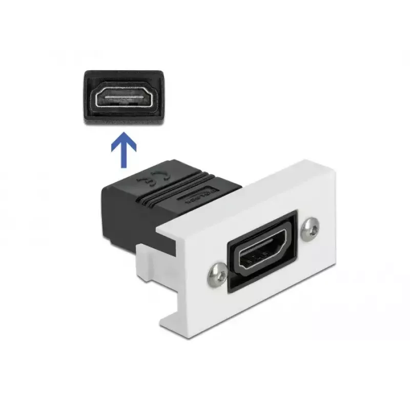 HDMI-moodul DeLOCK Easy 45 sirge 22,5 x 45 mm