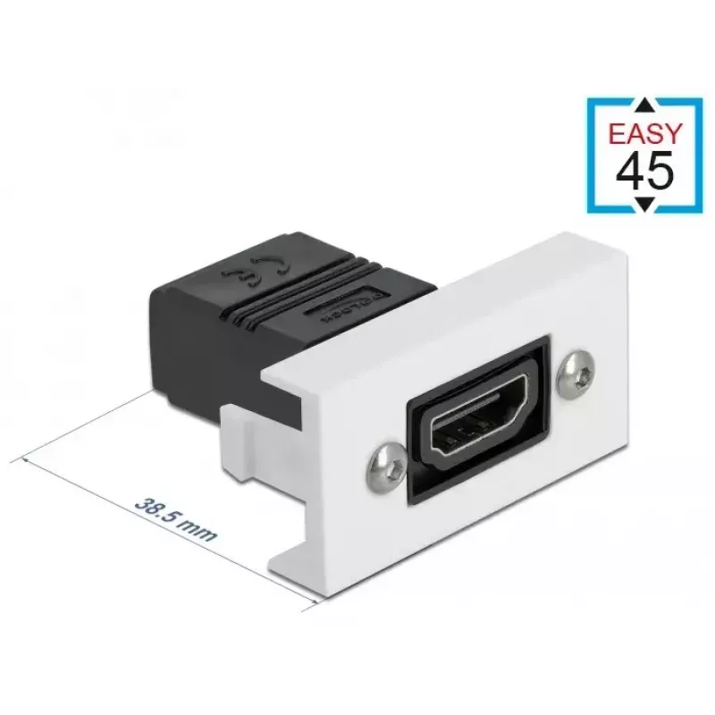 HDMI-moodul DeLOCK Easy 45 sirge 22,5 x 45 mm
