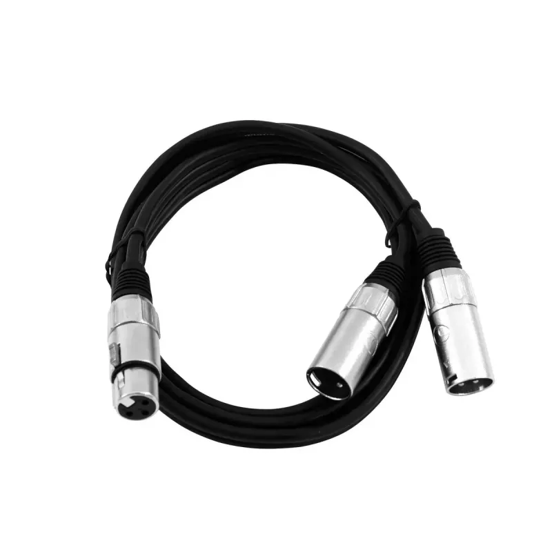 Audio kaabel XLR (3-kontaktiline) 2 x XLR (3-kontaktiline) Must Omnitronic 30225204