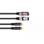 Helikaabel Omnitronic 3022522D 3 m 2 x XLR 2 x RCA Must