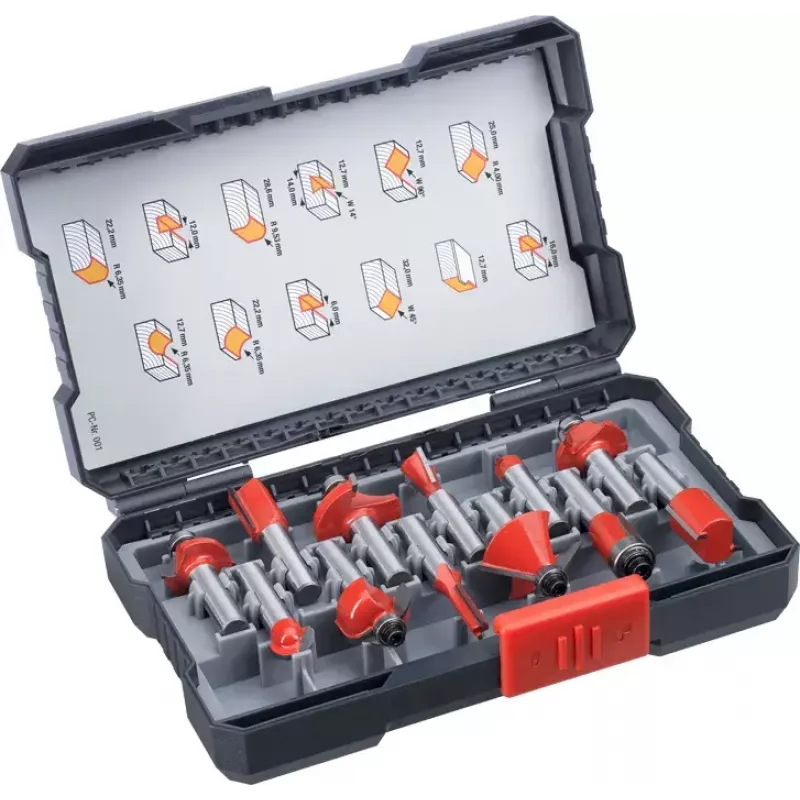 Otsakukomplekt KWB 757295 12 tk