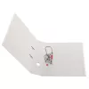 Ring binder A4 Herlitz 50033409 Blue roheline Valge