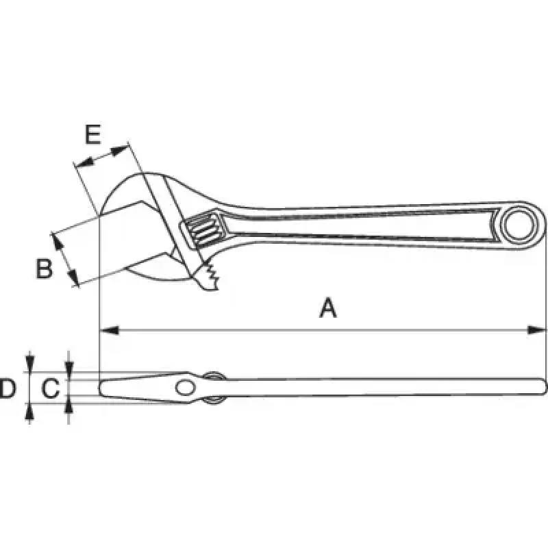 Reguleeritav mutrivõti Bahco 90 seeria reguleeritav mutrivõti