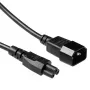 Toitekaabel C14 - C5 1m ACT must 250V 2.5A