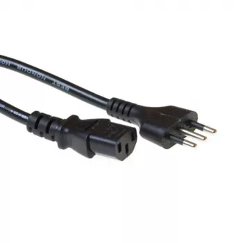 Toitekaabel ACT Powercord Itaalia pistik - C13 must 1,8 m