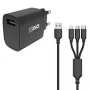 Mobiilseadme laadija 2GO 797257 Universal Must AC Toas 5V