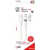 USB-kaabel 2GO 797317 1m USB B USB C/Micro-USB B/Lightning Valge