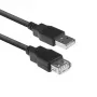 ACT USB 2.0 pikenduskaabel A-pistik - A-pesa 3 meetrit