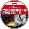 Lõikeketas kwb Thin+Diamond Lõikekettad Lame keskosa Tellisele Marmorile Terasele Kivile