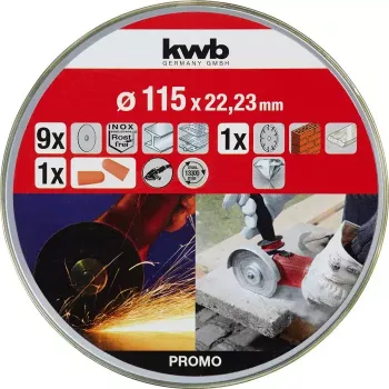 Lõikeketas kwb Thin+Diamond Lõikekettad Lame keskosa Tellisele Marmorile Terasele Kivile