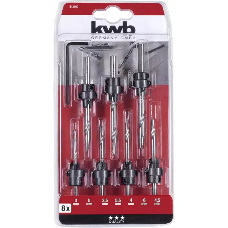 Puuritera KWB 513190 Karastatud Teras 11mm Sügavus 205mm Kõrgus