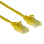 ACT Kollane 0.15 meetrit LSZH U/UTP CAT6 andmekeskuse slimline patch-kaabel snagless RJ45 pistikutega