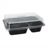 Ühekordne toidu säilitusnõu Papstar 96553 polüpropüleen must 227x178x45mm