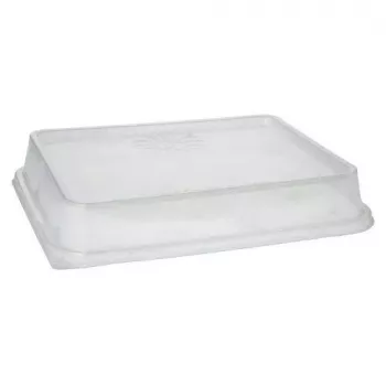Papstar 96555 ühekordne toidu säilitamise konteiner Läbipaistev PET 234x187x20mm