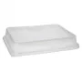 Papstar 96555 ühekordne toidu säilitamise konteiner Läbipaistev PET 234x187x20mm