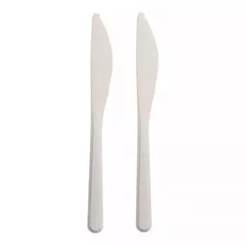 Ühekordne kahvel Papstar 96428 polüpropüleen 50 tk valge 185 mm
