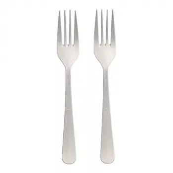 Ühekordsed kahvlid Papstar 96462 polüpropüleenist 100 tk valge 190 mm