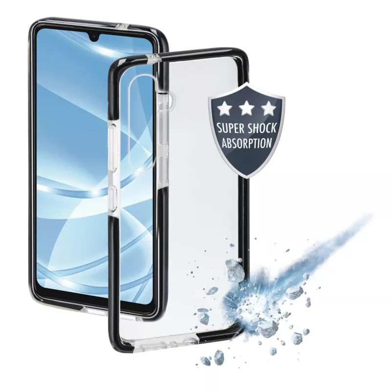 Hama Protector mobiiltelefoni ümbris 16,8 cm (6,6 tolli) kate Must, Läbipaistev