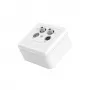 Hama 00205354 pistikupesa 2x SAT + TV + raadio valge