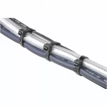 Hama 00221002 kaabliside Takjakinnitusega kaabliside Plast Must 150 tk