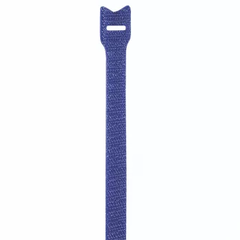 Hama 00221005 kaabliside Takjakinnitusega kaabliside Nailon Must, Sinine 12 tk