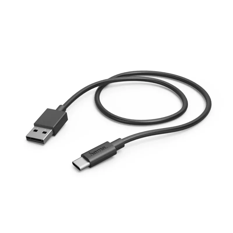 Hama 00201705 USB-kaabel USB 2.0 0,5 m USB A USB C Must