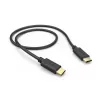 Hama 00201706 USB-kaabel USB 2.0 0,5 m USB C Must