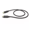 Hama 00201706 USB-kaabel USB 2.0 0,5 m USB C Must