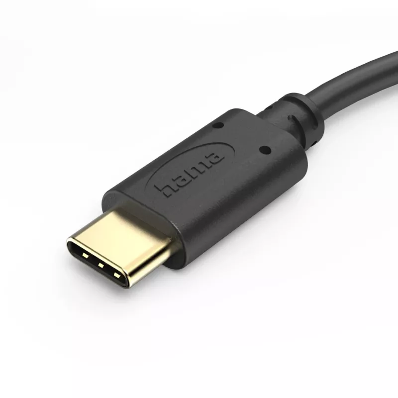 Hama 00201706 USB-kaabel USB 2.0 0,5 m USB C Must