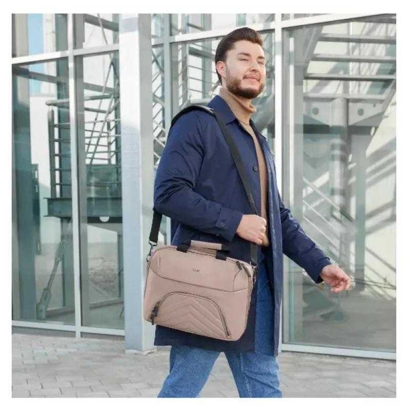 Hama Premium Lightweight 35,8 cm (14,1 tolli) pealtlaetav kott Beež