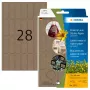 HERMA 2071 isekleepuv silt Ümar ristkülik Püsiv Pruun 12x40mm 672 tk
