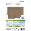 HERMA 2074 isekleepuv silt Ümar ristkülik Püsiv Pruun 52x82 mm 96 tk