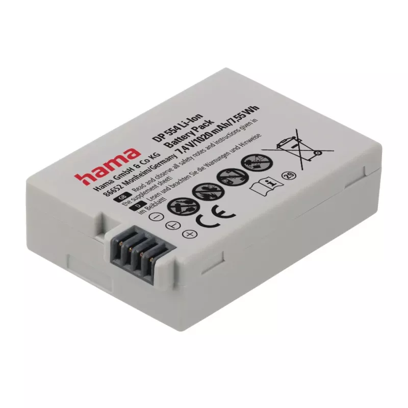 Hama DP 554 liitiumioonaku 1020 mAh kaamerale