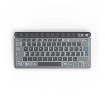Hama WK-700 klaviatuur kodu/kontor Bluetooth QWERTZ saksa Antratsiit, must, sinine