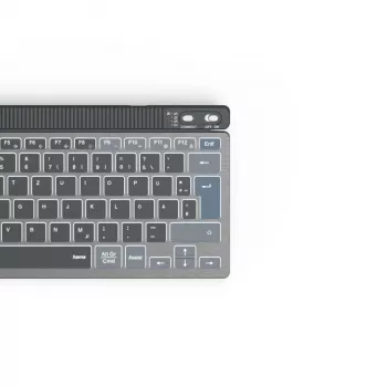 Hama WK-700 klaviatuur kodu/kontor Bluetooth QWERTZ saksa Antratsiit, must, sinine