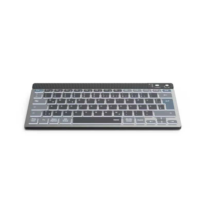 Hama WK-700 klaviatuur kodu/kontor Bluetooth QWERTZ saksa Antratsiit, must, sinine