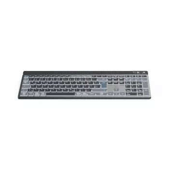 Hama WK-750 klaviatuur Kodu/Kontor Bluetooth QWERTZ Saksa antratsiit, must, sinine