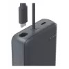 Hama “Travel” akupank integreeritud kaabliga, 10000mAh, 2 väljundit: 2x USB-C, antratsiit