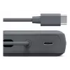 Hama “Travel” akupank integreeritud kaabliga, 10000mAh, 2 väljundit: 2x USB-C, antratsiit