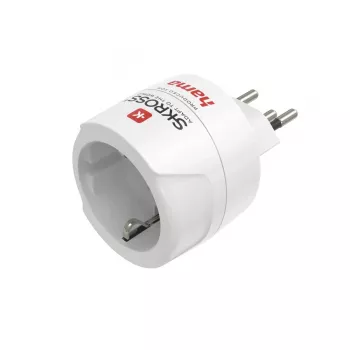 Hama 00223484 toitepistiku adapter Type J Type C (Europlug) Valge