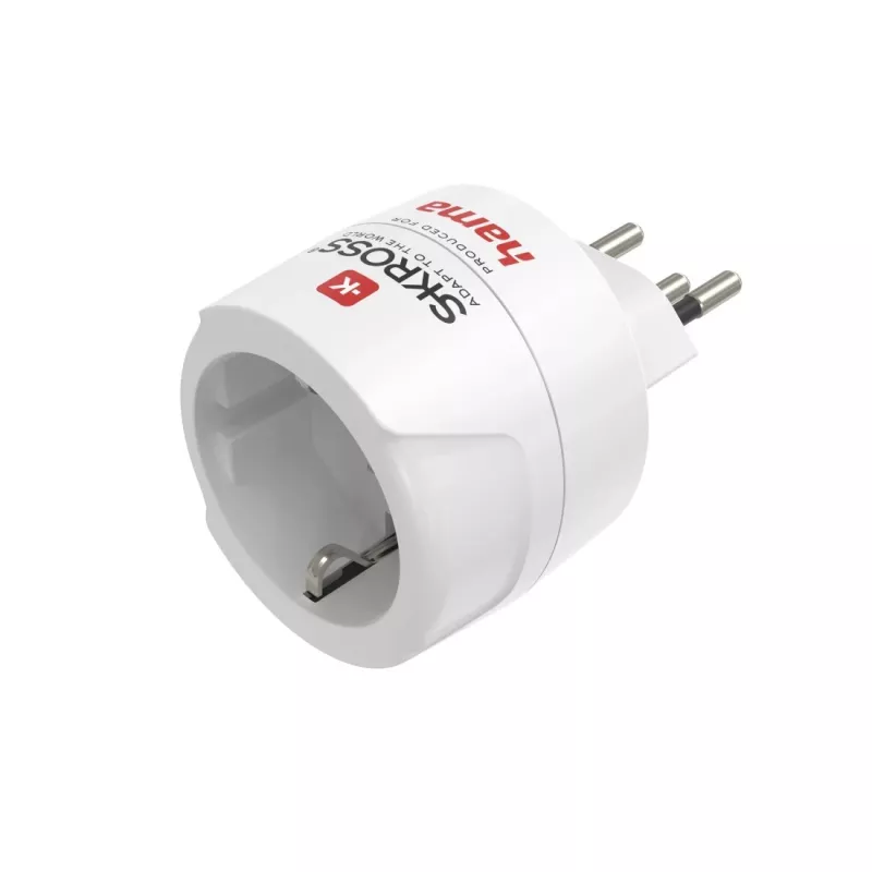 Hama 00223484 toitepistiku adapter Type J Type C (Europlug) Valge