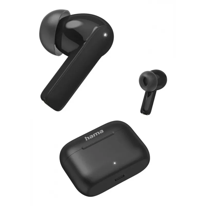 Hama Passion Clear II True Wireless Stereo (TWS) kõrvaklapid kõrvasisesed kõned/muusika Bluetooth must
