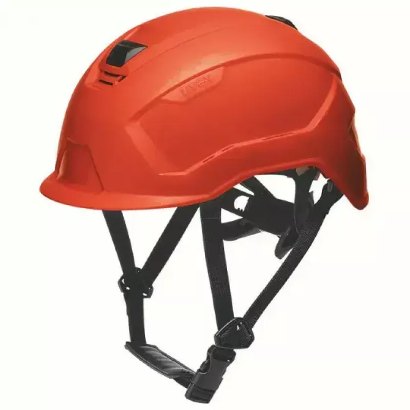 Kaitsepeakate UVEX 9731333 — HDPE plastik, punane, reguleeritav 51–65 cm