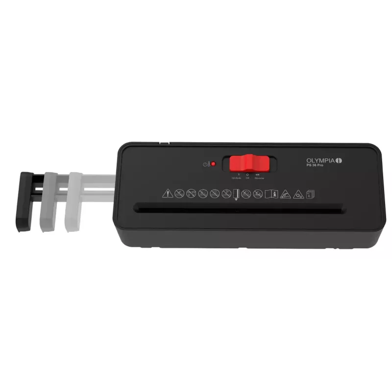 Paberipurustaja Olympia PS 36 Pro — ribapurustus, 8 L korv, 72 dB, must