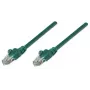 Intellinet võrguparanduskaabel, Cat5e, 7,5 m, roheline, CCA, U/UTP, PVC, RJ45, kullatud kontaktid, haakumisvastane, kaitsmega, eluaegne garantii