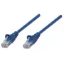 Intellinet võrgukaabel, Cat5e, 7,5 m, sinine, CCA, U/UTP, PVC, RJ45, kullatud kontaktid, konksuvaba, kaitsekestaga, eluaegne garantii