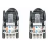 Intellinet võrguparanduskaabel, Cat6, 2m, must, CCA, U/UTP, PVC, RJ45, kullatud kontaktid, takerdumisvastane, kaitsekorgiga, eluaegne garantii