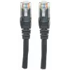 Intellinet võrguparanduskaabel, Cat6, 2m, must, CCA, U/UTP, PVC, RJ45, kullatud kontaktid, takerdumisvastane, kaitsekorgiga, eluaegne garantii